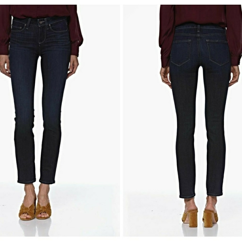 Paige Skyline Ankle Peg Skinny distressed Jeans